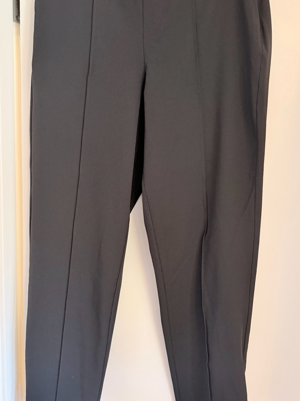 all in motion Black Women's Track Cropped Joggers with Center Crease
